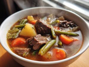 Beef vegetable soup