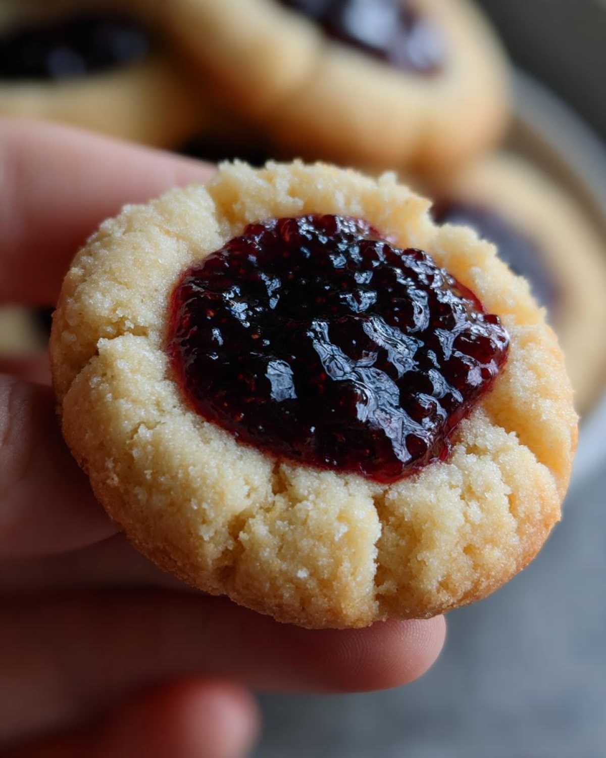 Black Raspberry and Lemon Shortbread Cookies
