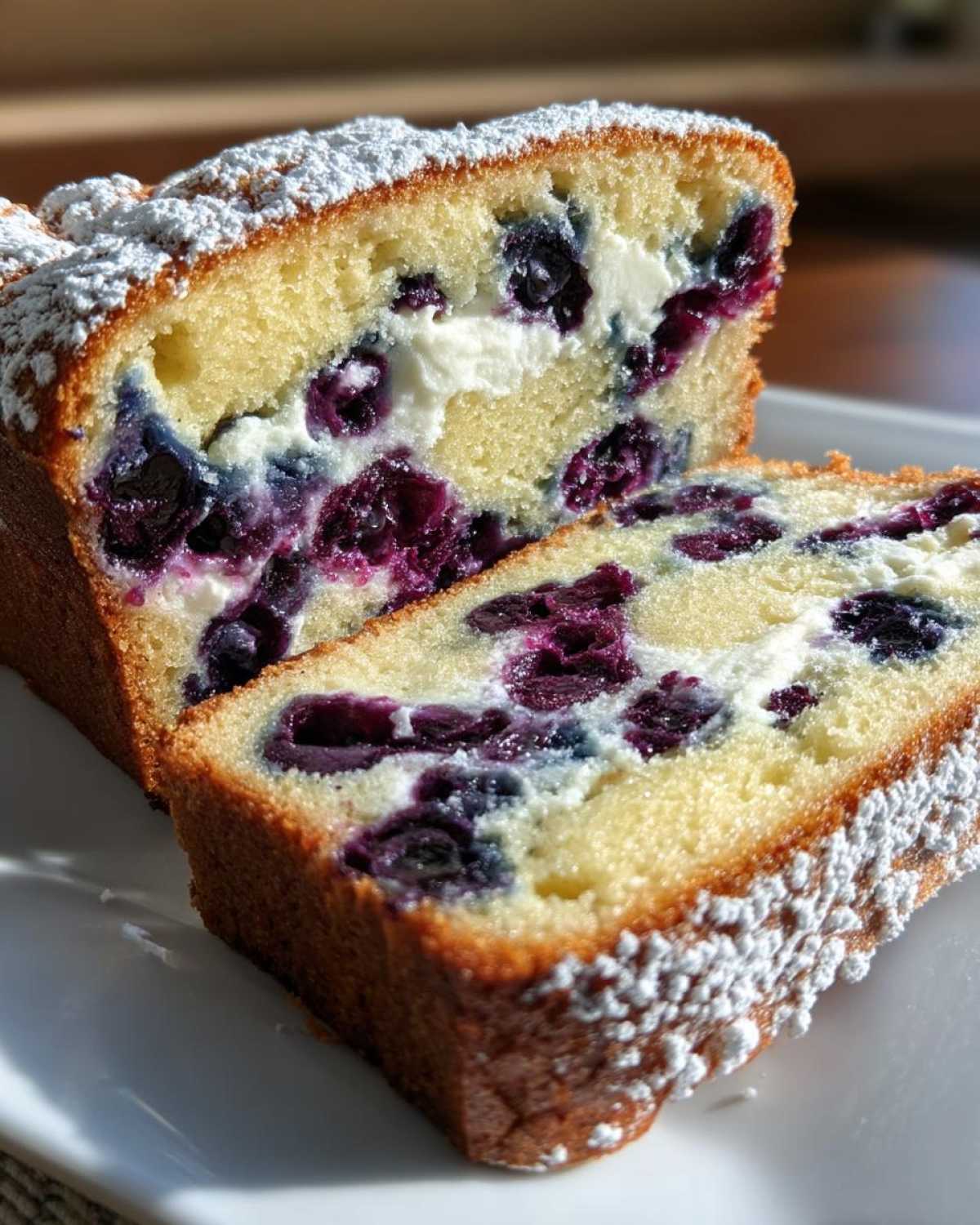Blueberry Cream Cheese Bread