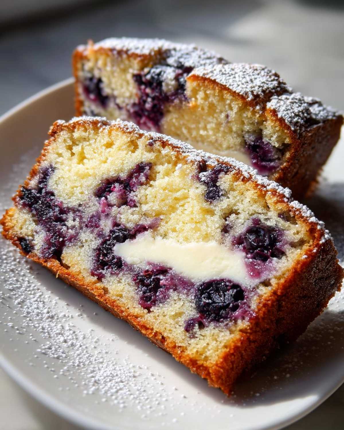 Blueberry Cream Cheese Bread