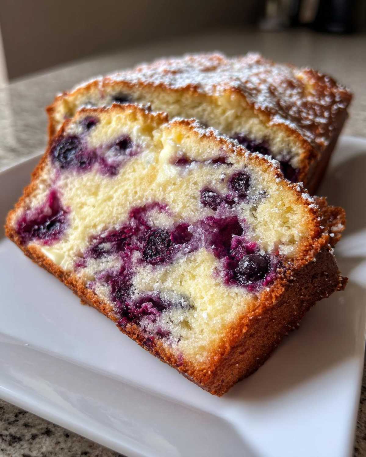 Blueberry Cream Cheese Bread