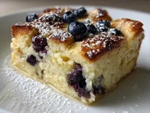 Blueberry French Toast Casserole