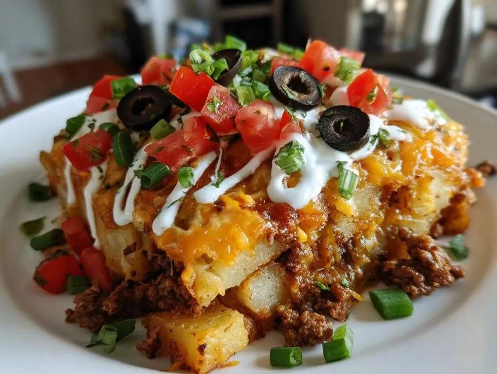 Cheesy Taco Potatoes