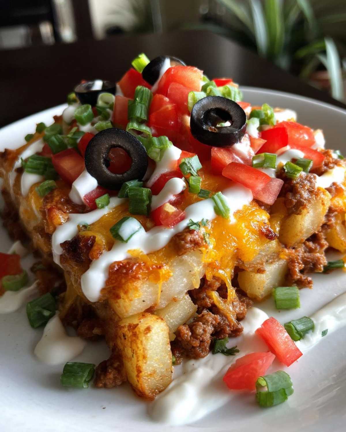 Cheesy Taco Potatoes