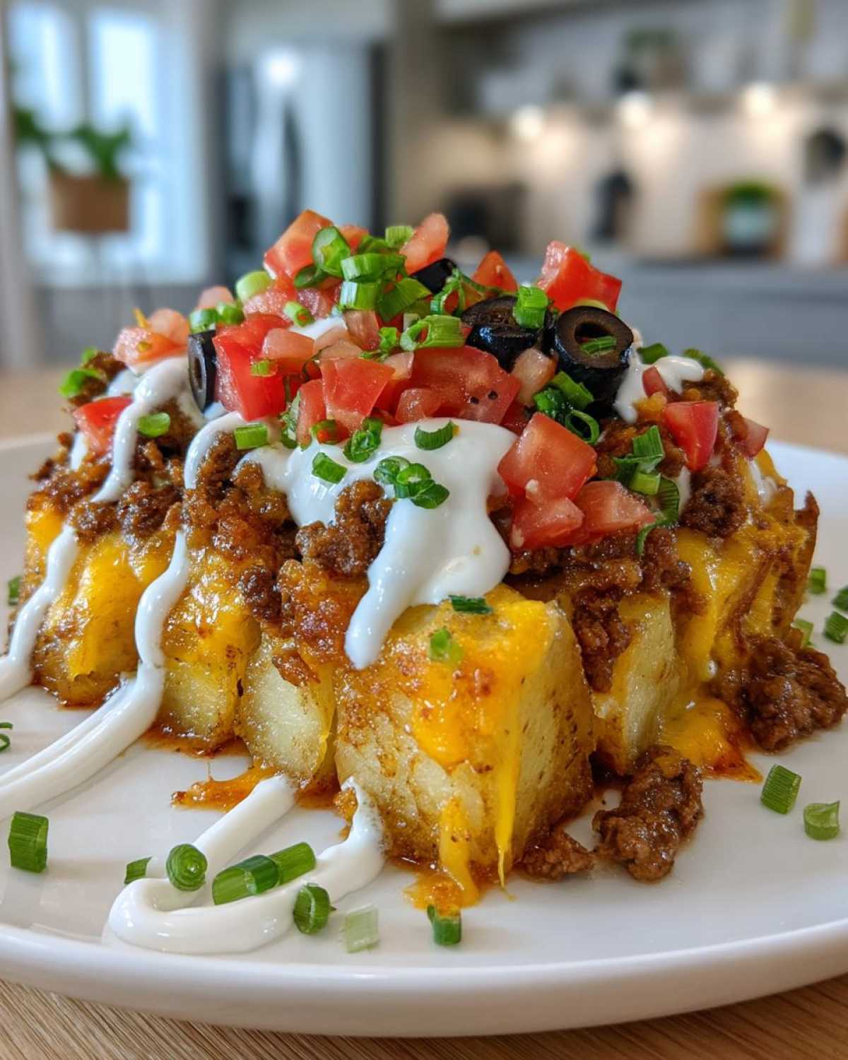 Cheesy Taco Potatoes