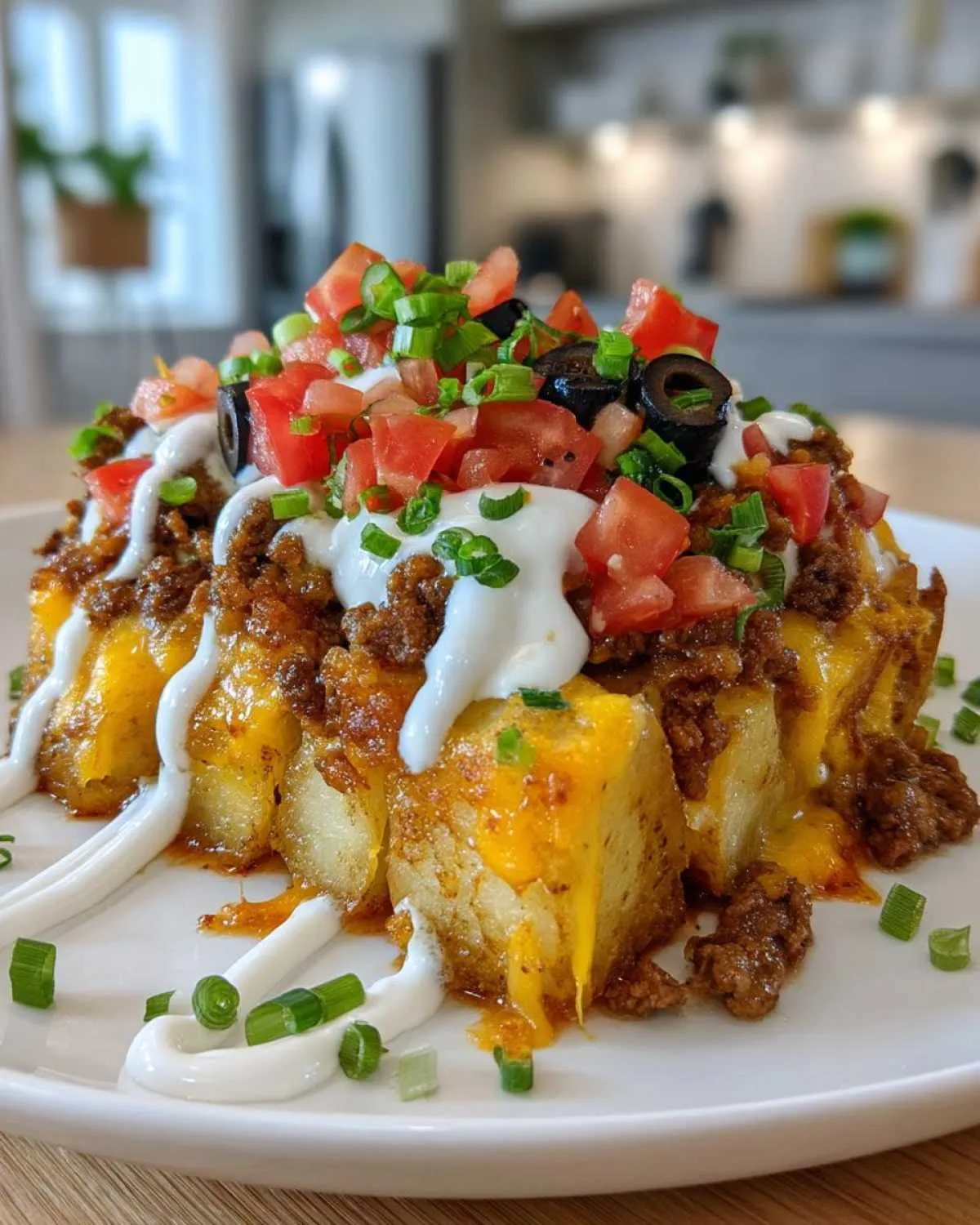 Cheesy Taco Potatoes