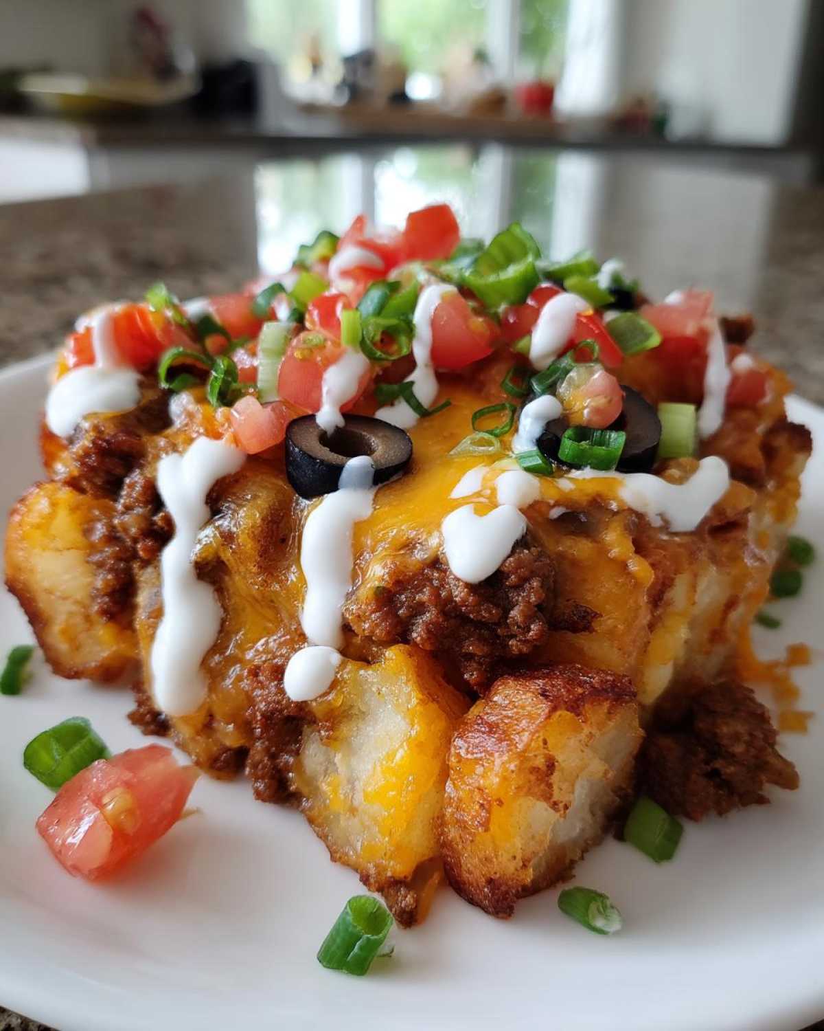 Cheesy Taco Potatoes