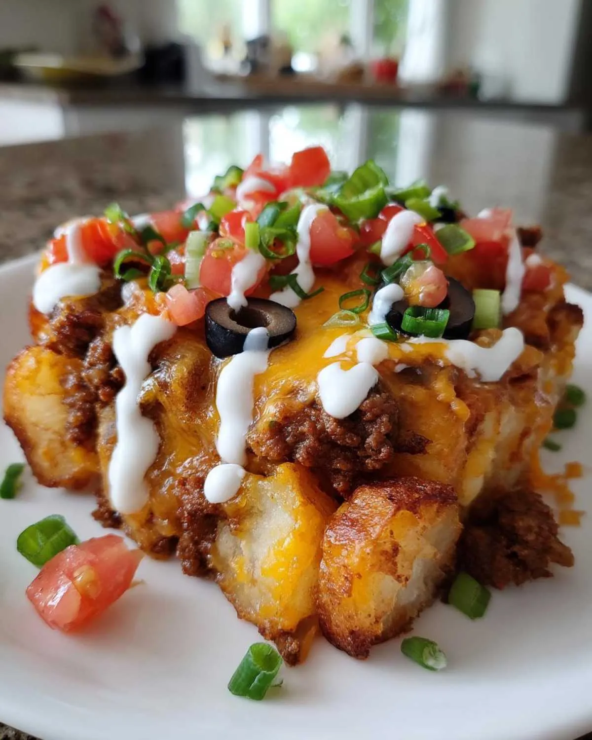 Cheesy Taco Potatoes
