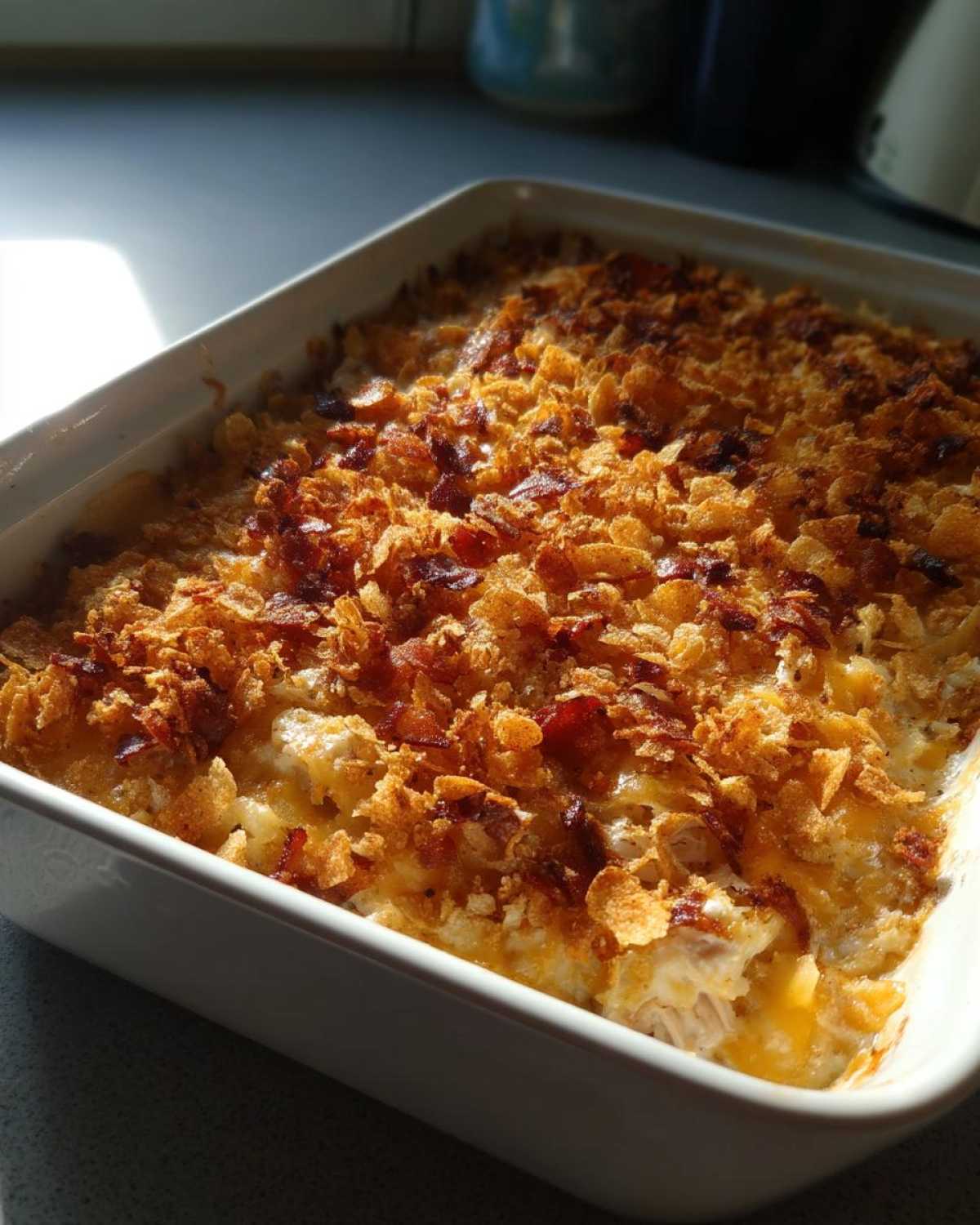 Chicken Bacon Crunch Casserole