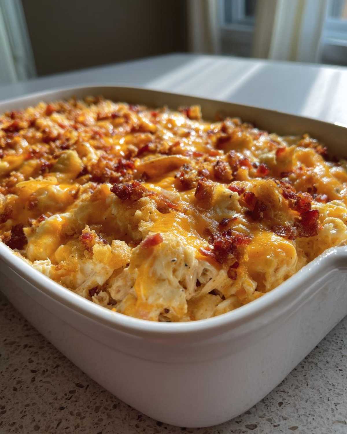 Chicken Bacon Crunch Casserole