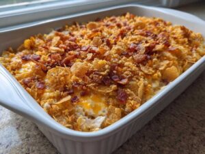 Chicken Bacon Crunch Casserole