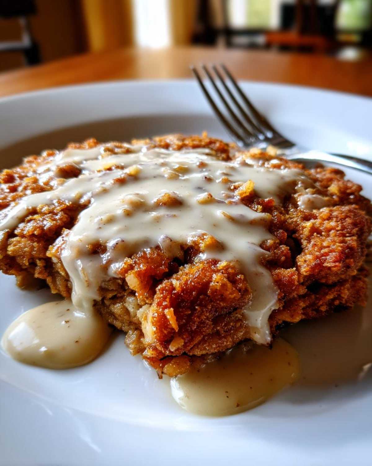 Chicken Fried Steak With Cream Gravy