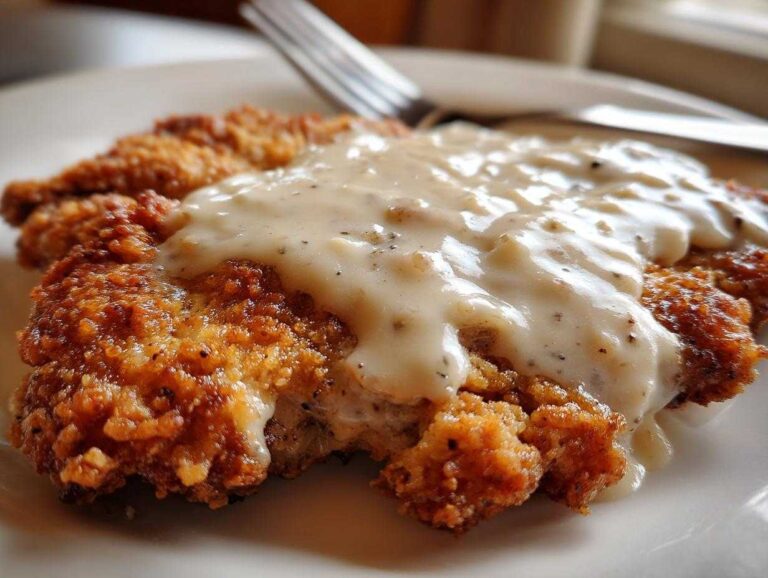 Chicken Fried Steak With Cream Gravy