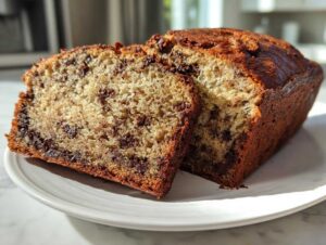 Chocolate Sourdough Banana Bread