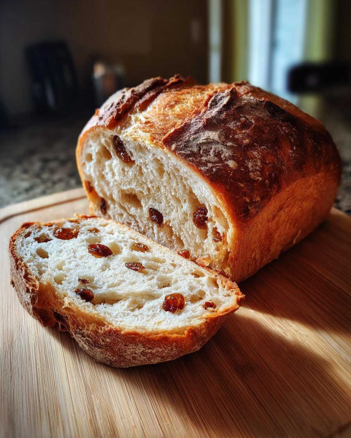 Cinnamon Raisin Sourdough Bread
