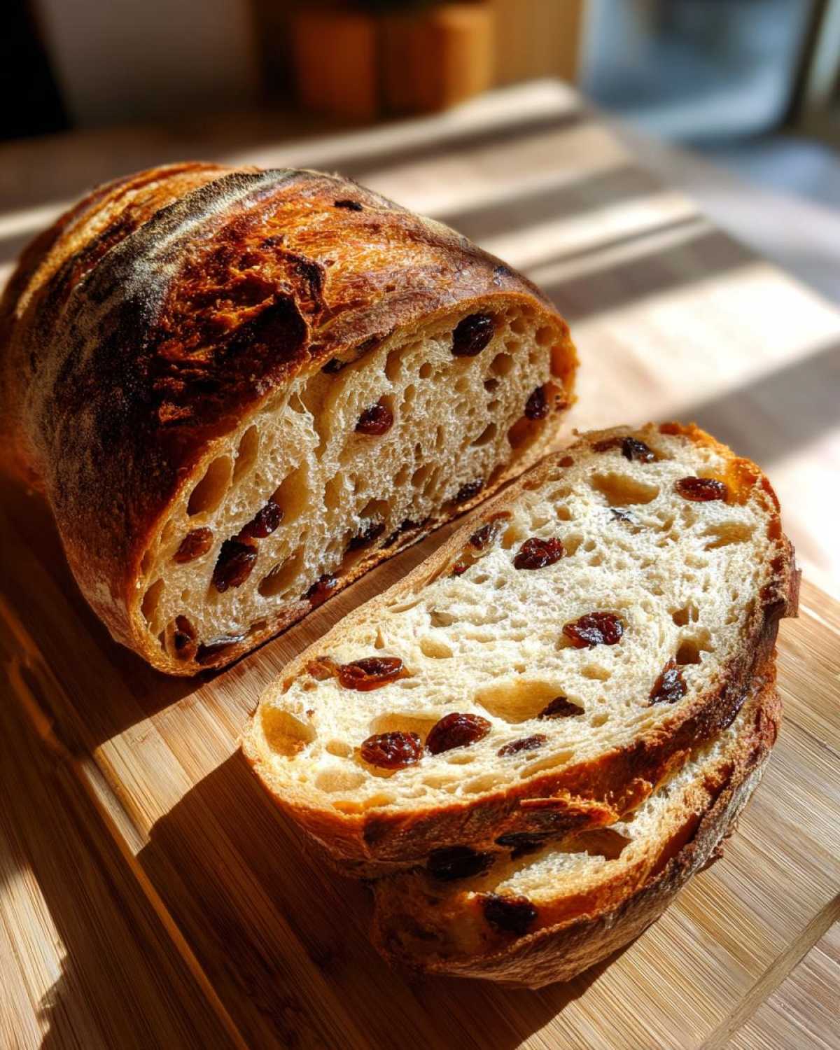 Cinnamon Raisin Sourdough Bread