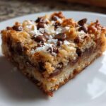 Coconut Toffee Chocolate Chip Cookie Bars