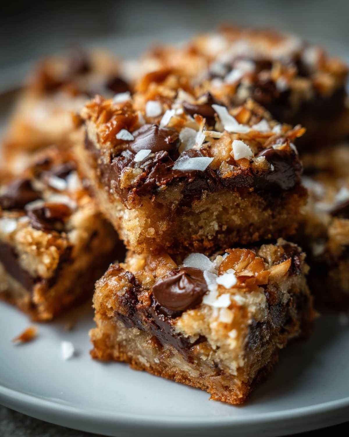 Coconut Toffee Chocolate Chip Cookie Bars