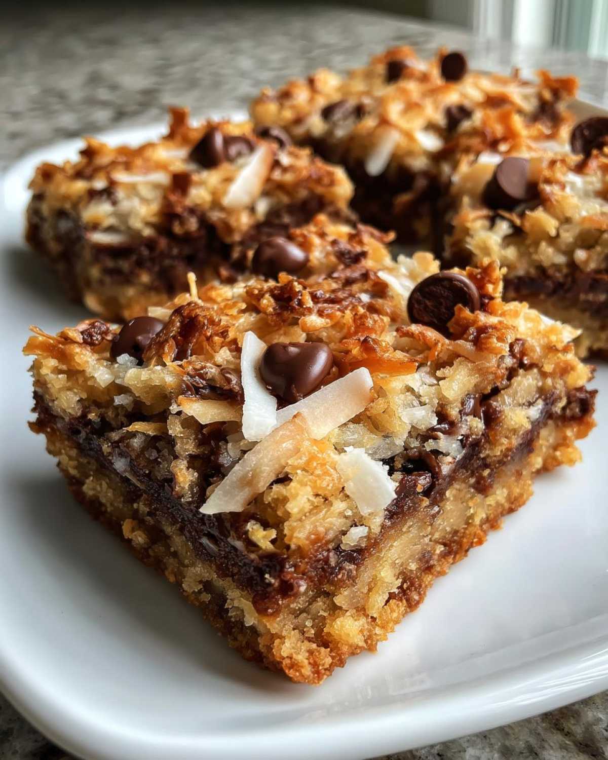 Coconut Toffee Chocolate Chip Cookie Bars