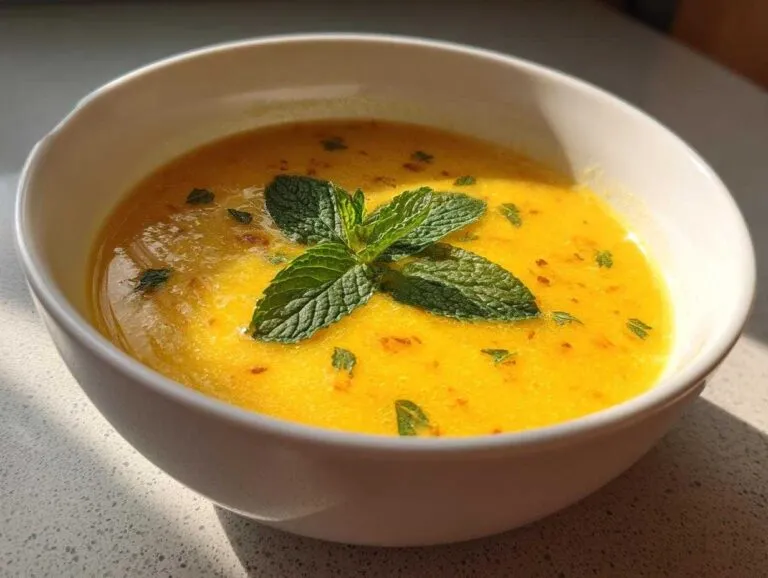 Cold Soup with Pineapple and Carrot