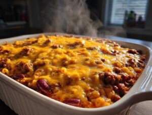 Coney Chili Mac Casserole