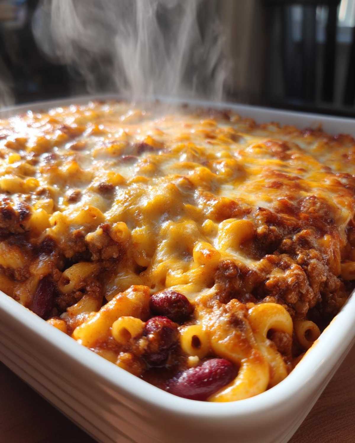 Coney Chili Mac Casserole