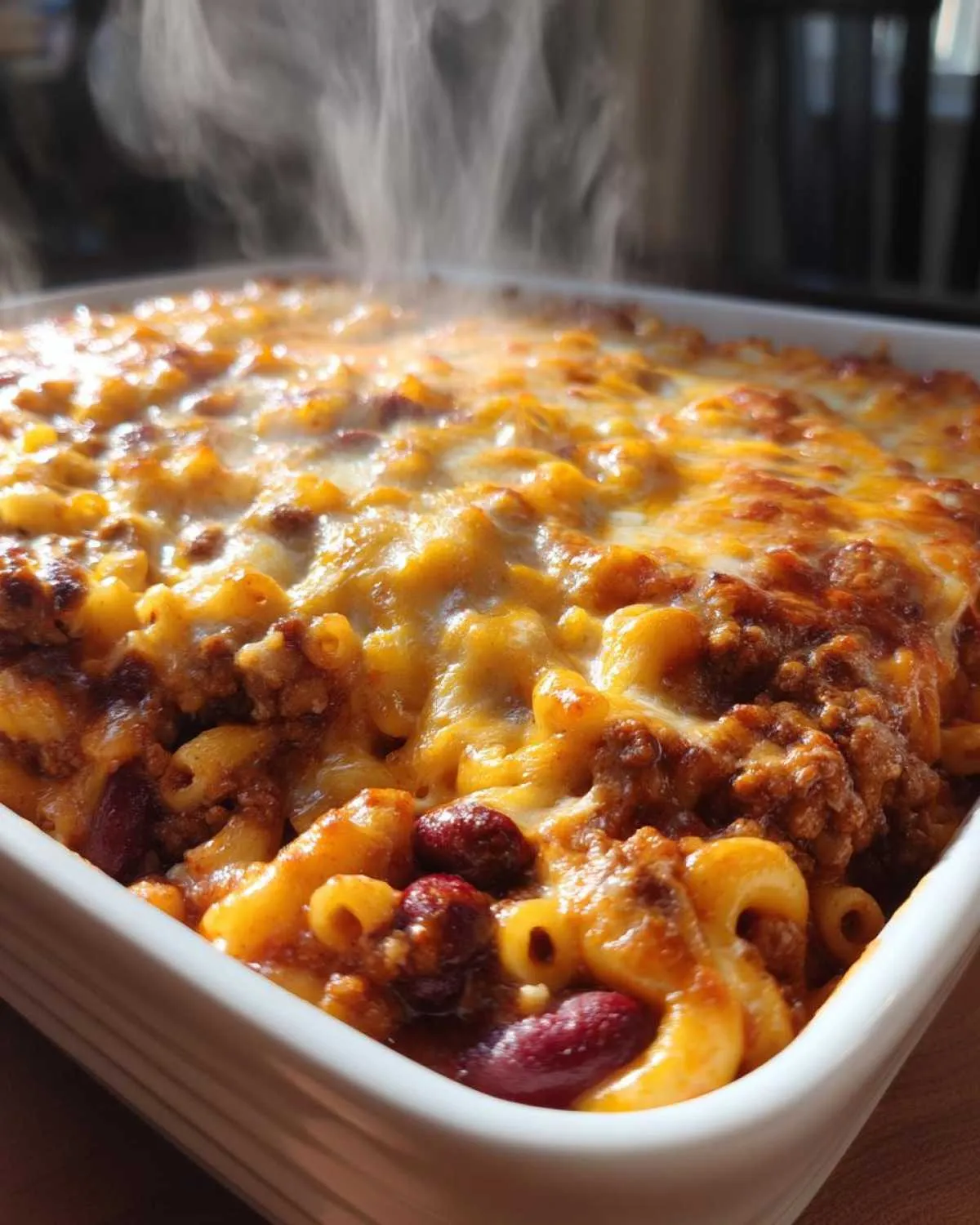 Coney Chili Mac Casserole