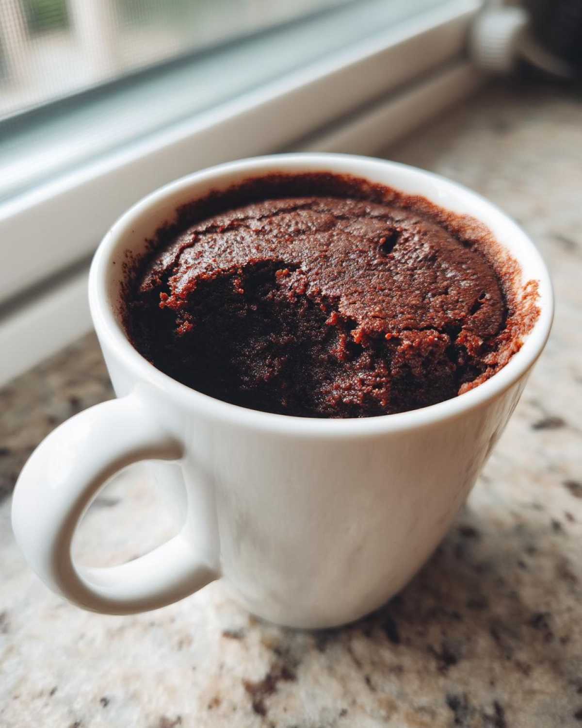 Cottage Cheese Microwave Brownie
