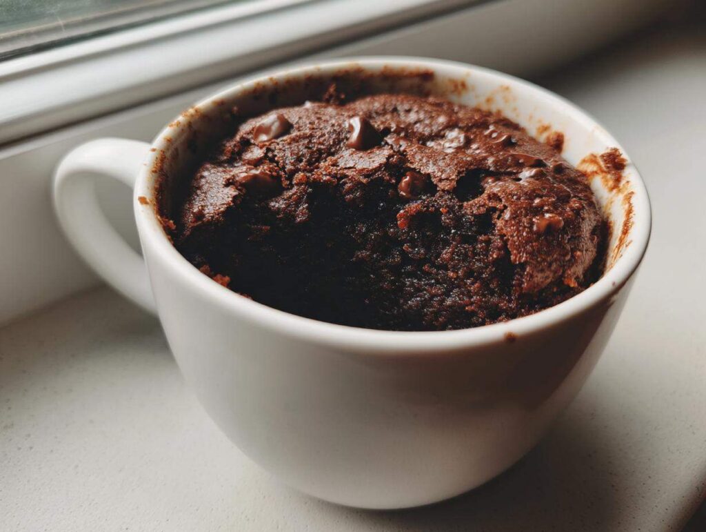 Cottage Cheese Microwave Brownie