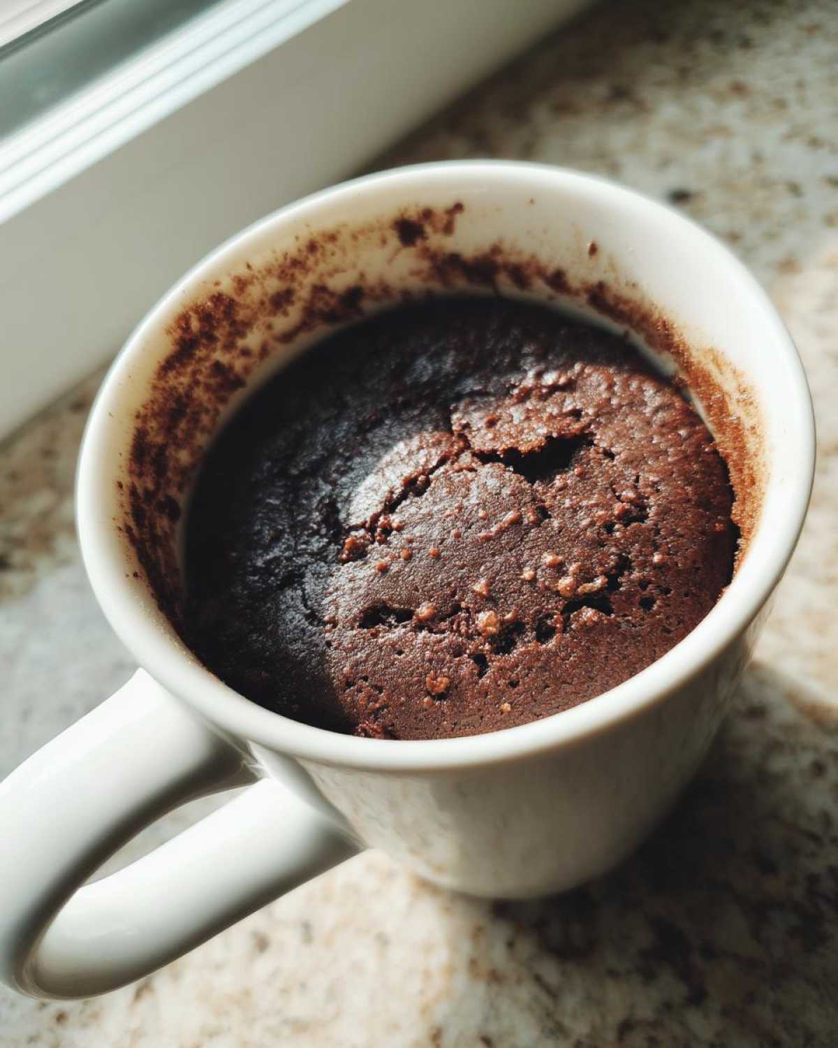 Cottage Cheese Microwave Brownie