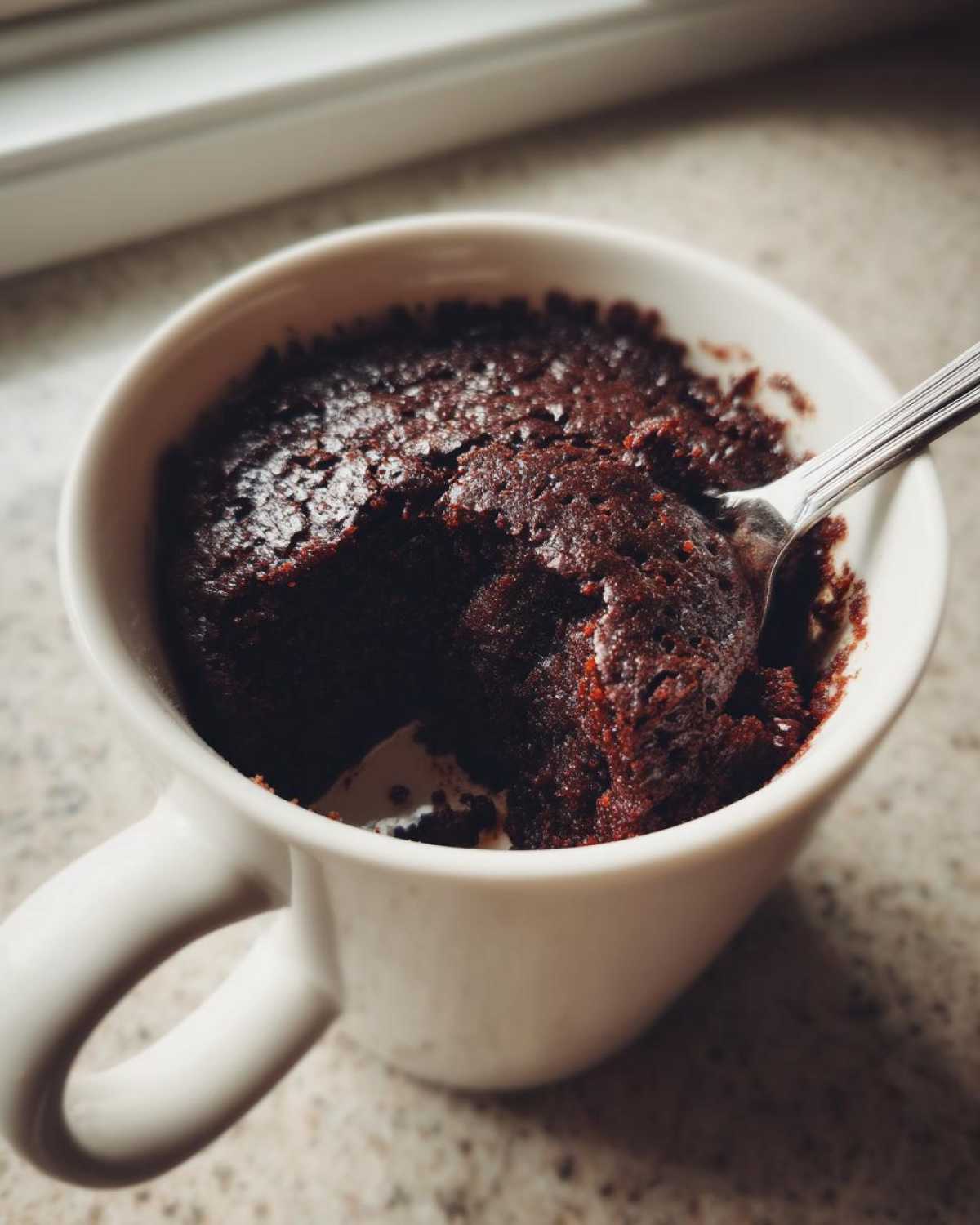 Cottage Cheese Microwave Brownie