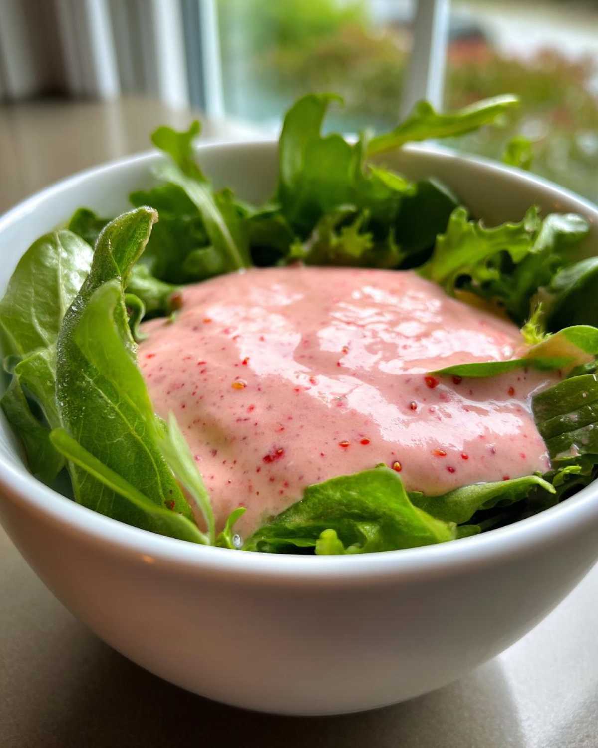 Creamy Strawberry Salad Dressing
