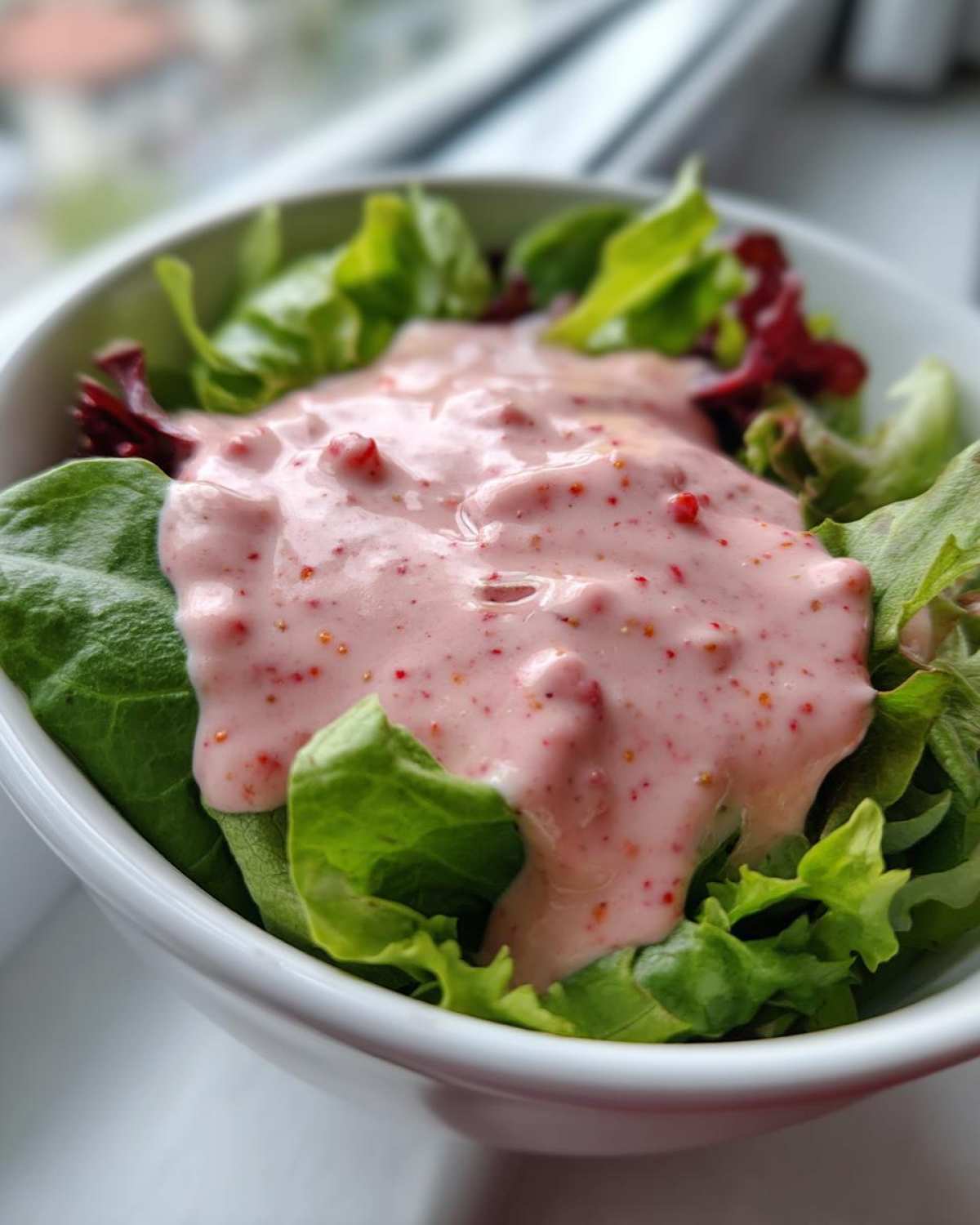 Creamy Strawberry Salad Dressing