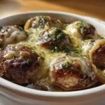 Crock Pot French Onion Meatballs