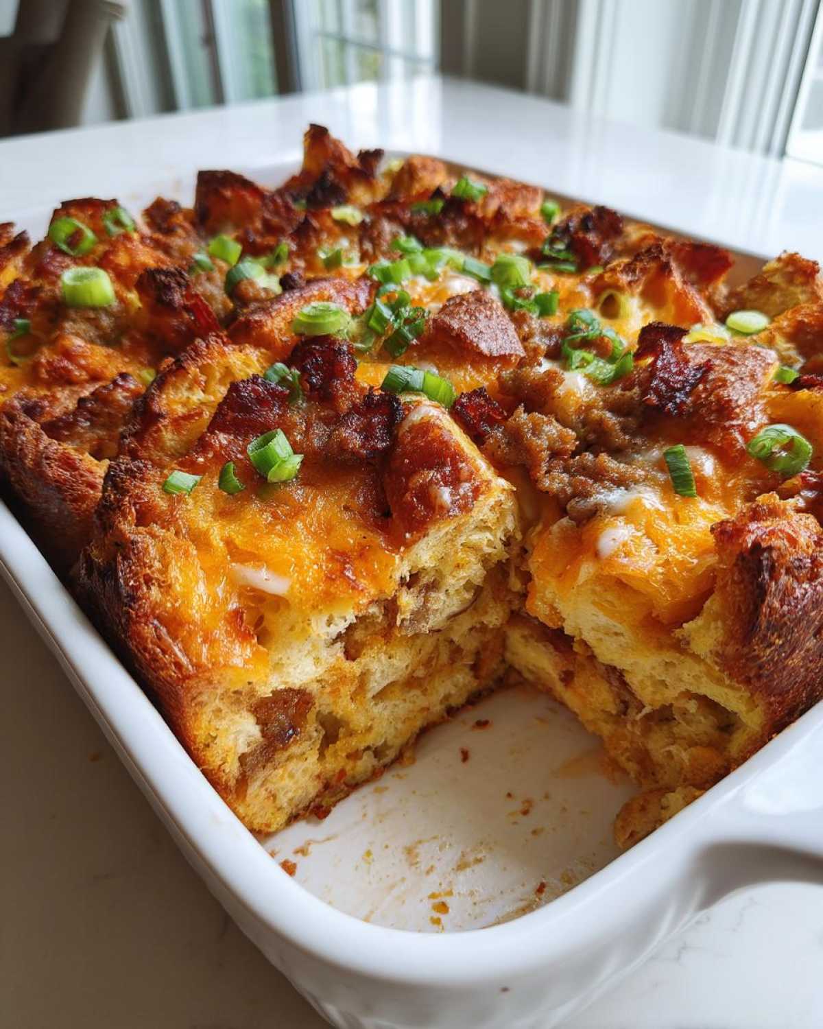 Croissant Breakfast Casserole