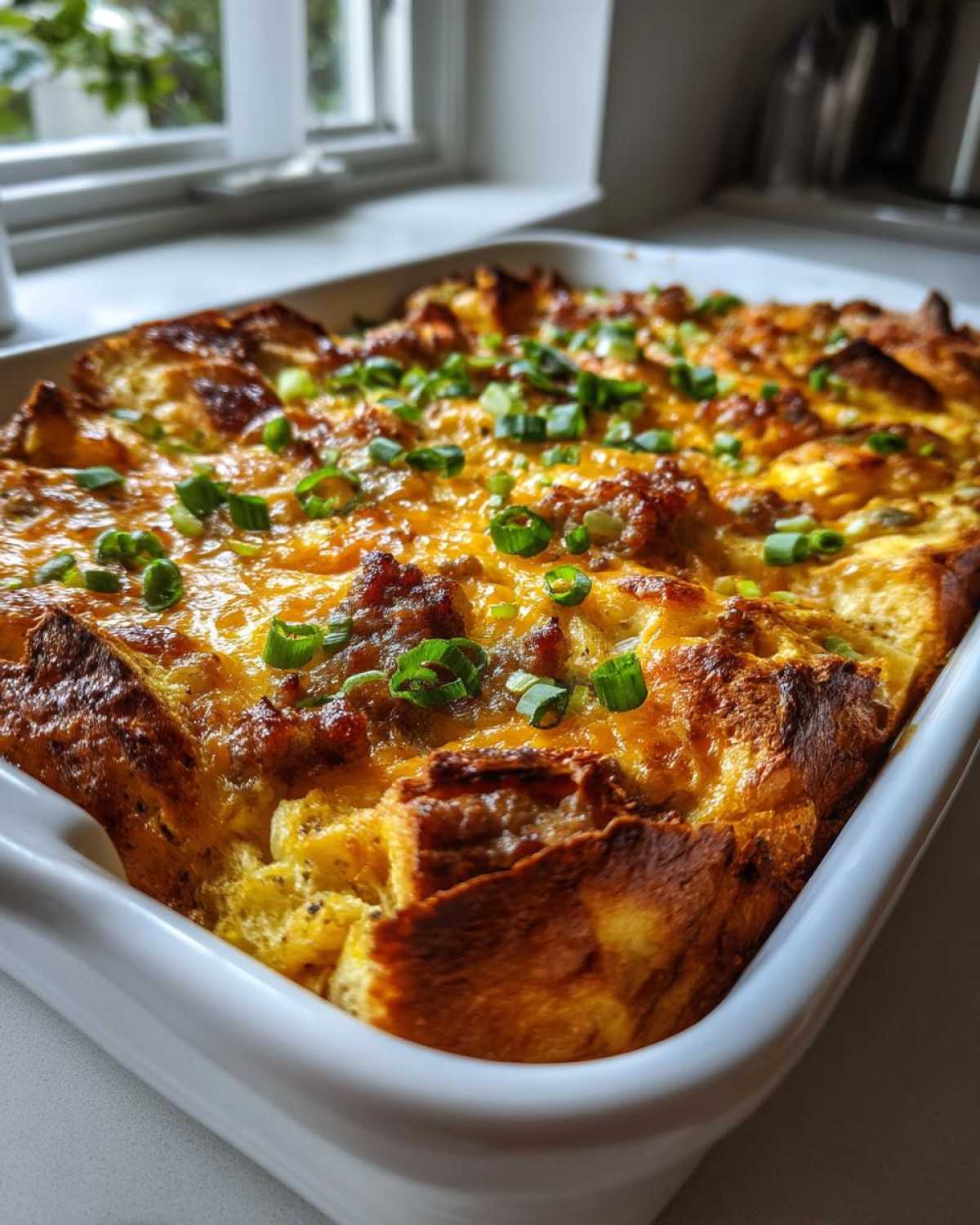 Croissant Breakfast Casserole