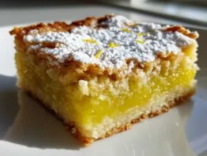 Dandelion Lemon Bars