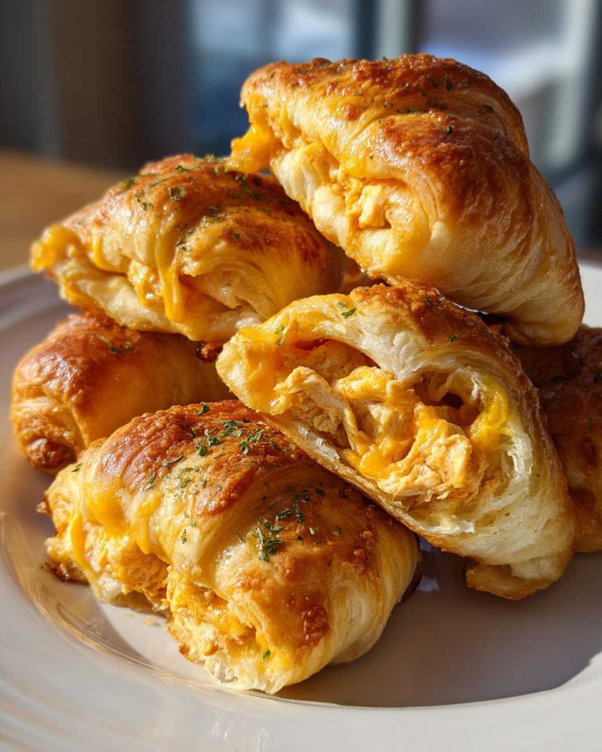 Easy Cheesy Chicken Crescent Rolls