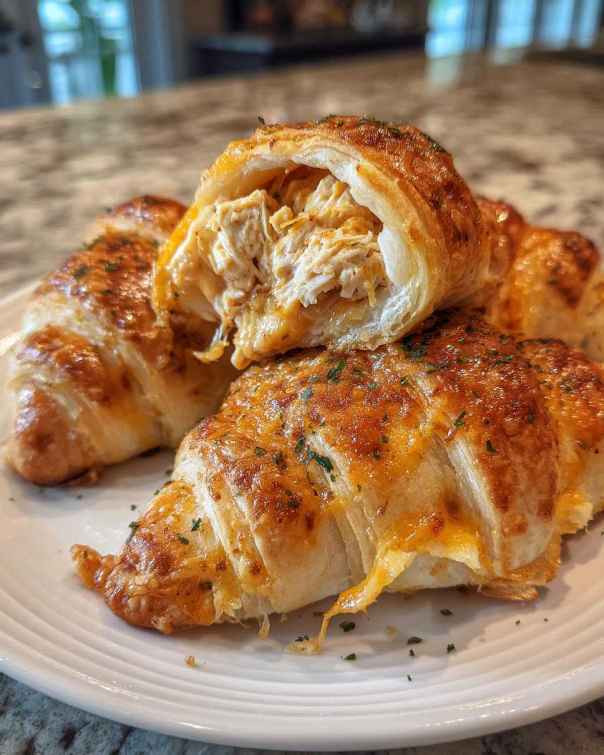 Easy Cheesy Chicken Crescent Rolls