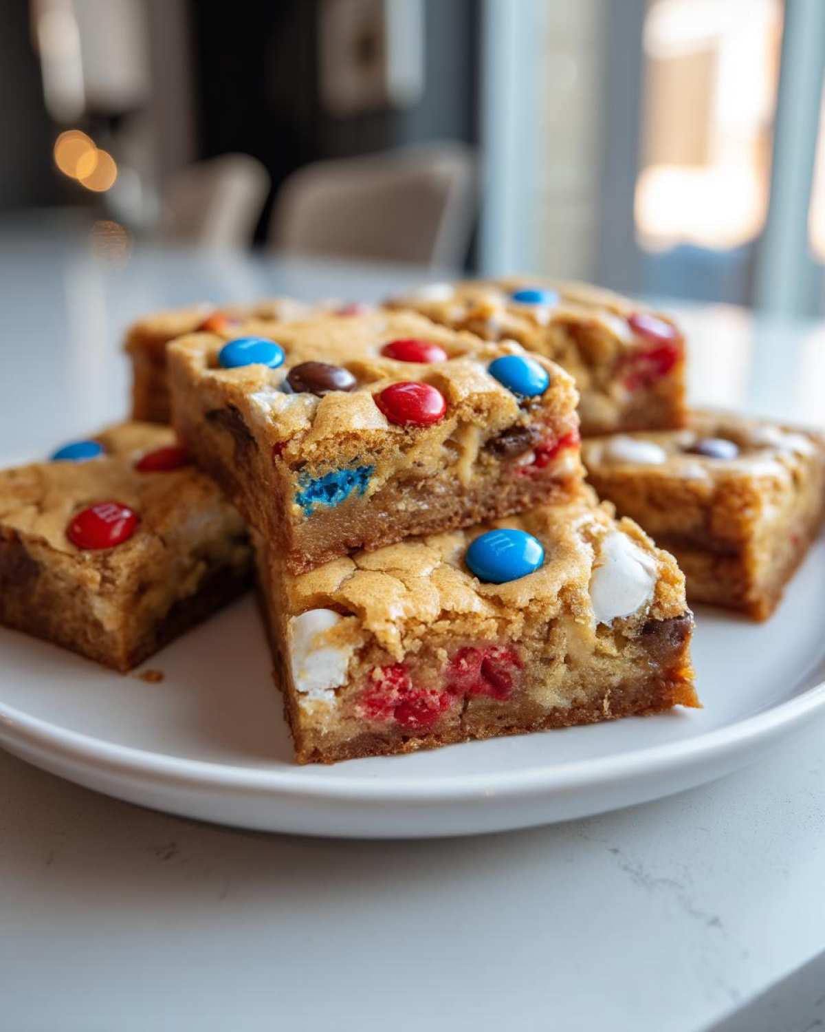 Fireworks Blondies