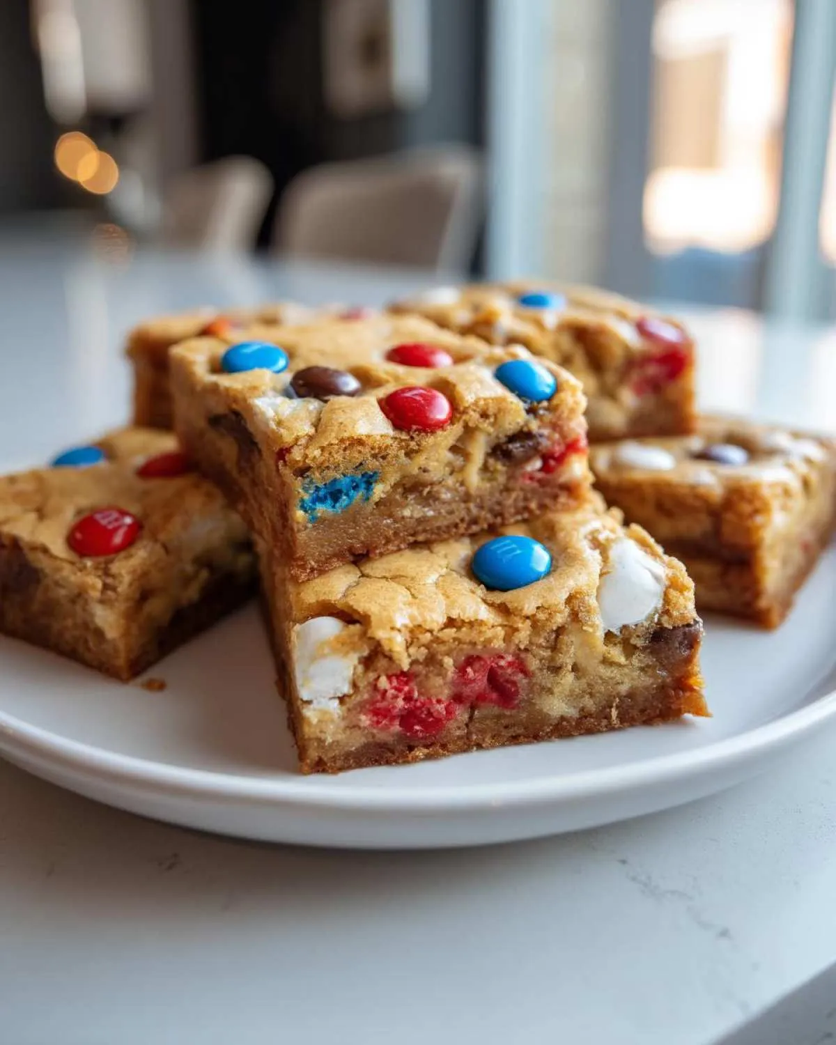 Fireworks Blondies