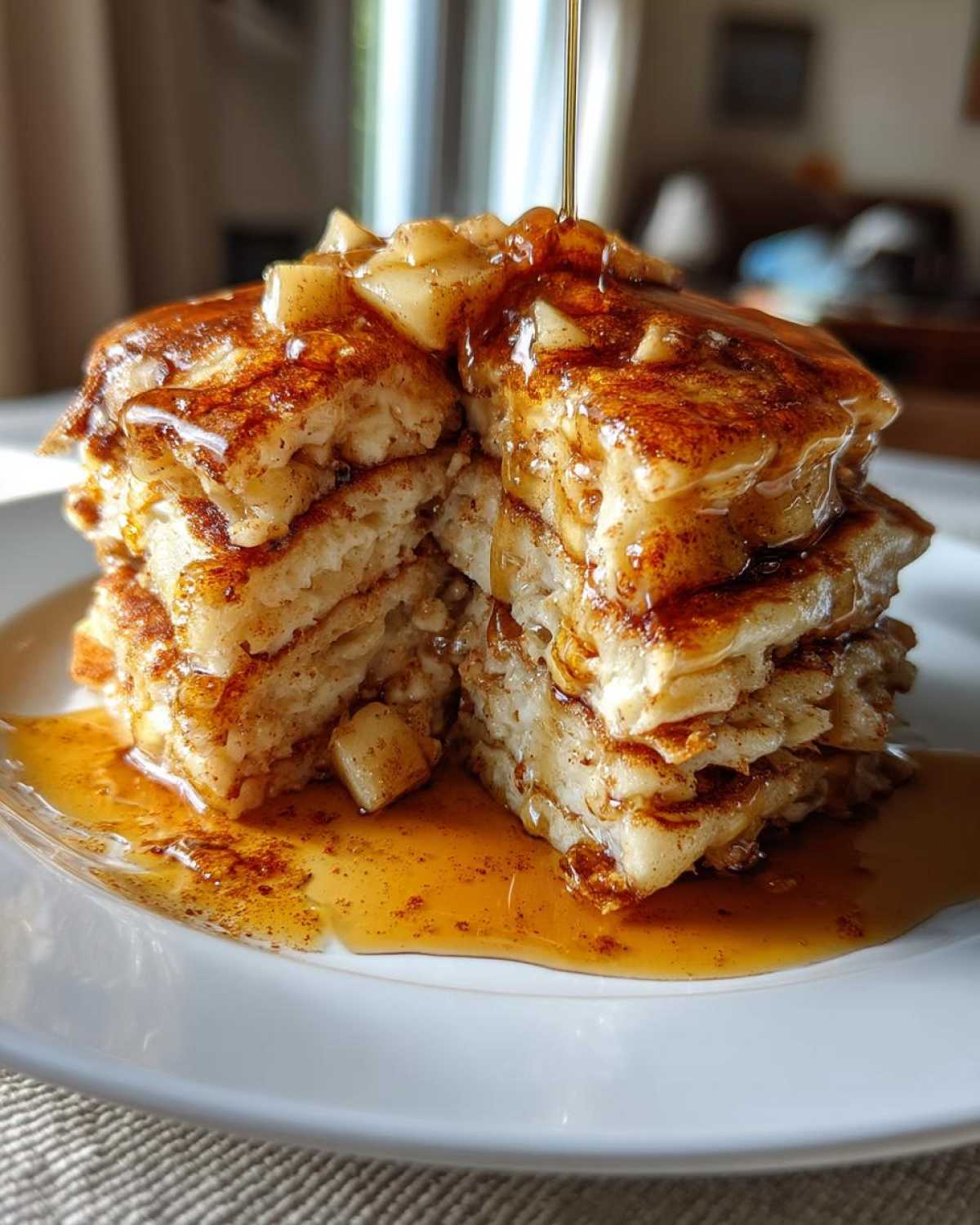 Fluffy Apple Pancakes