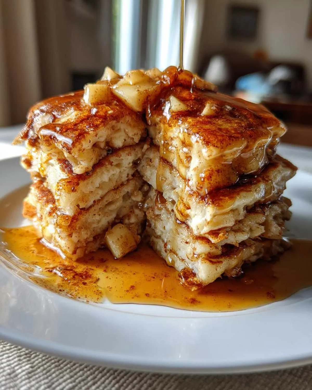 Fluffy Apple Pancakes