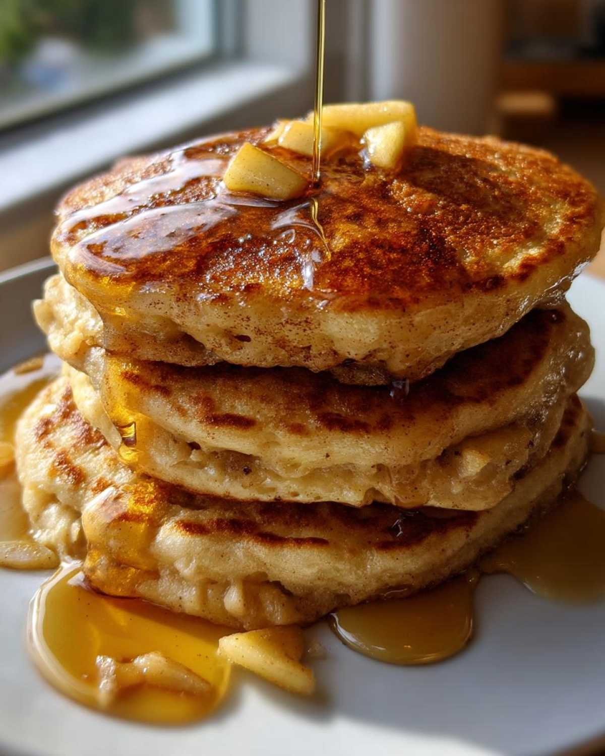 Fluffy Apple Pancakes
