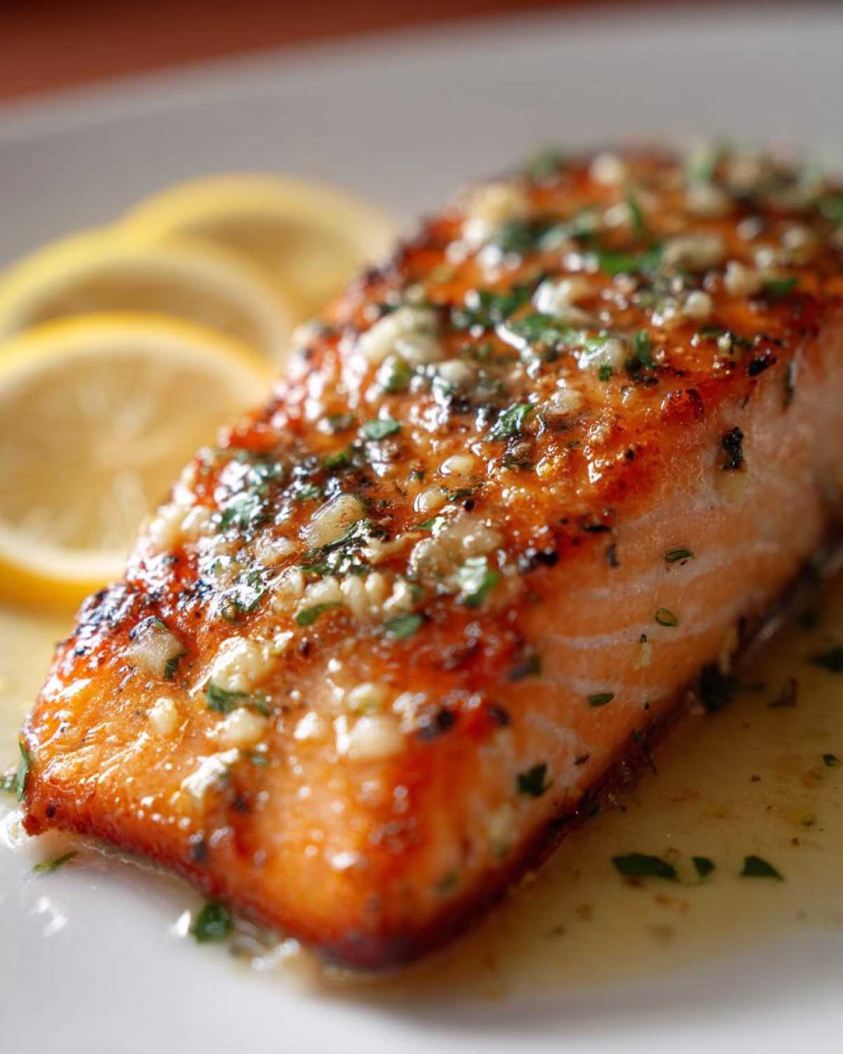 Garlic Butter Baked Salmon