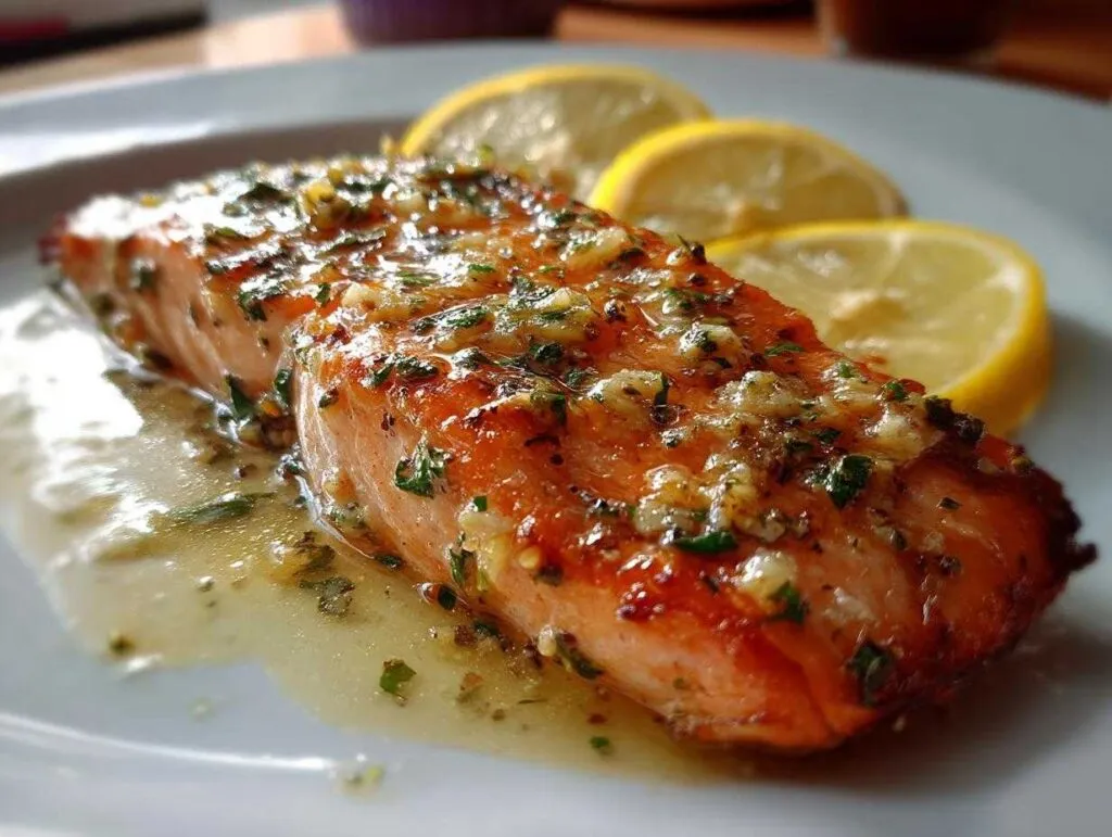 Garlic Butter Baked Salmon