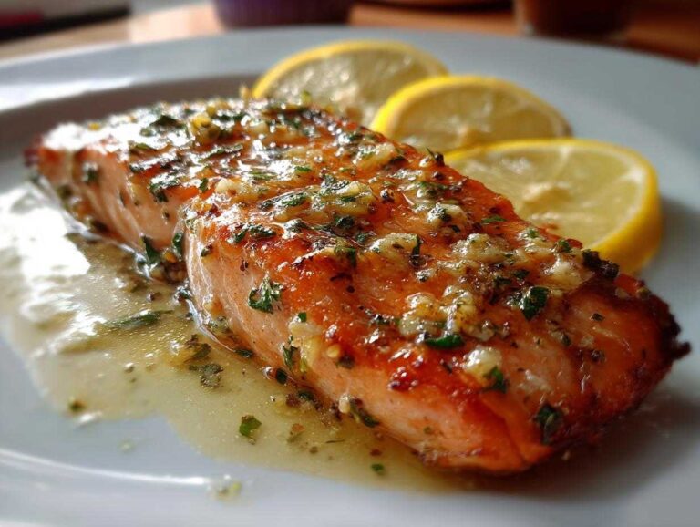 Garlic Butter Baked Salmon