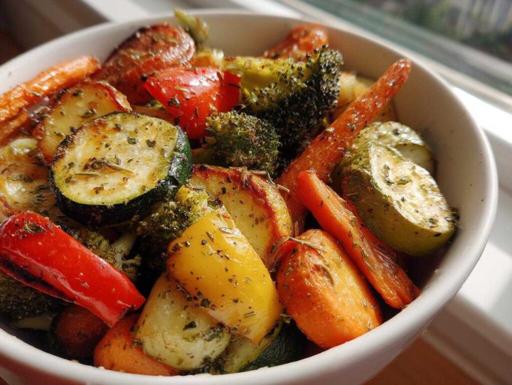 Garlic Herb Roasted Veggies