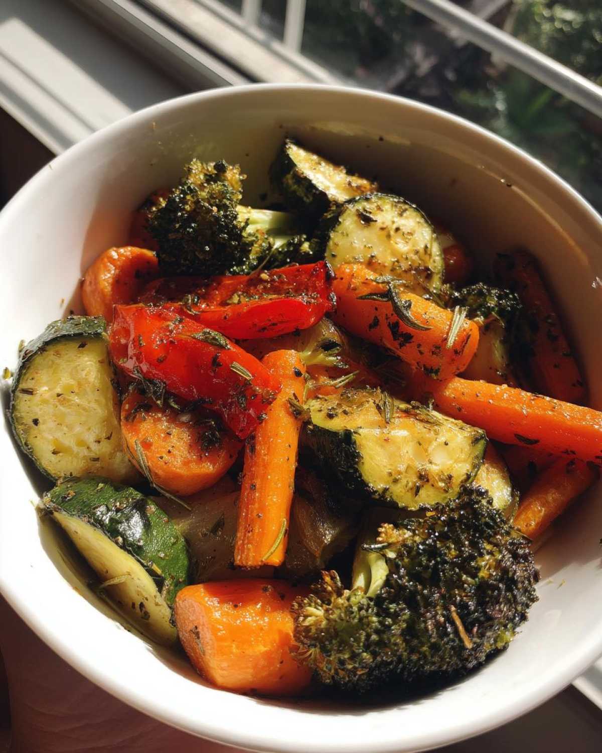 Garlic Herb Roasted Veggies