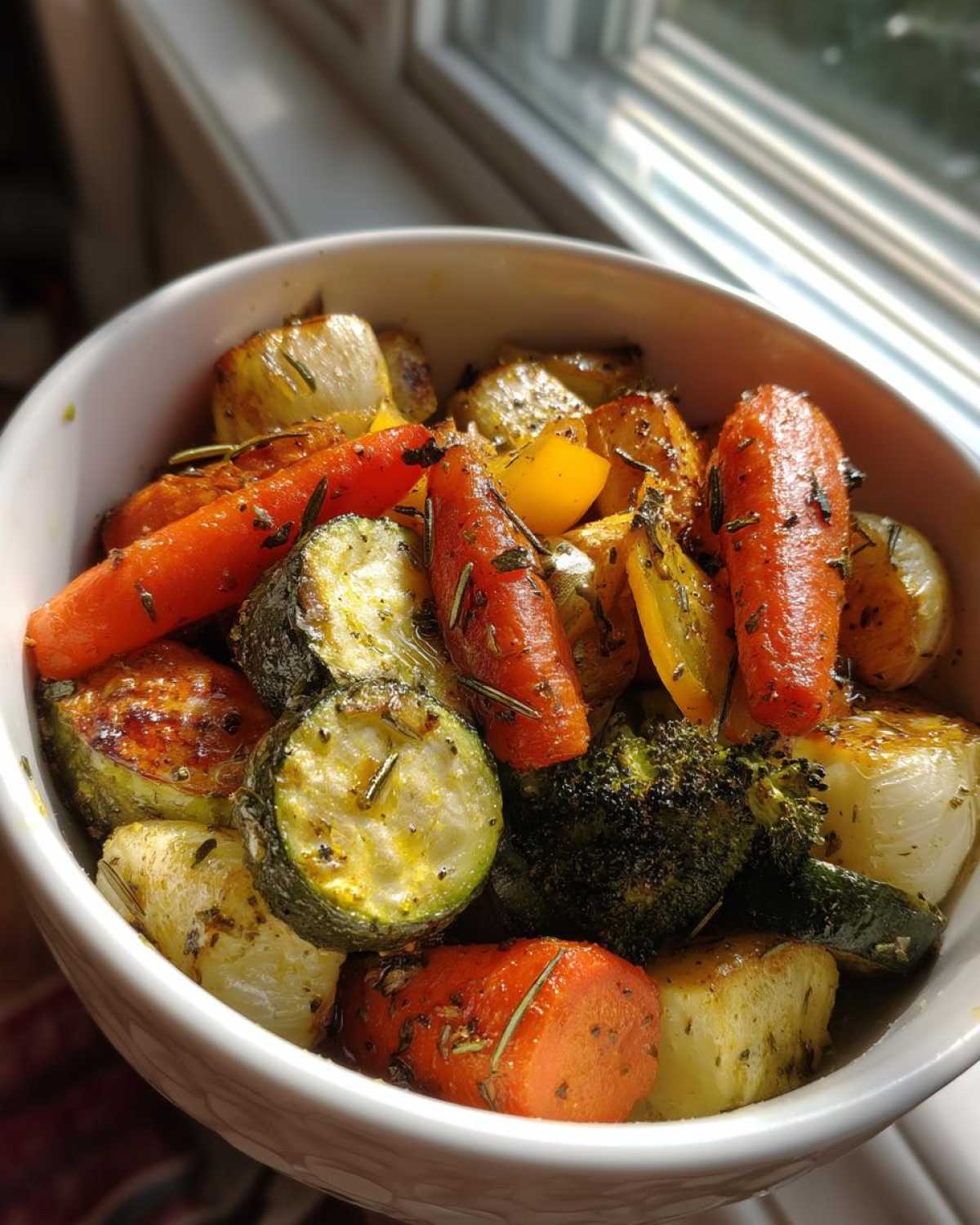 Garlic Herb Roasted Veggies